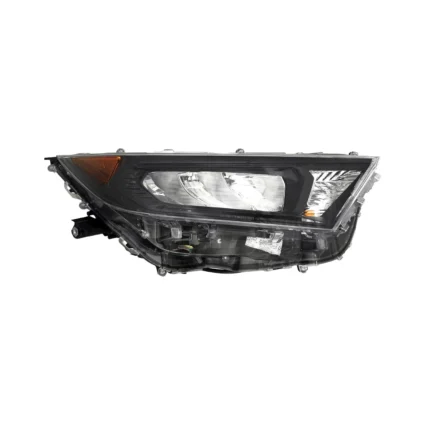 Headlight Assembly Composite Right w/o Adaptive Headlamps Black Bezel North America Built CAPA for Toyota RAV4 LE Hybrid LE 2019–2022