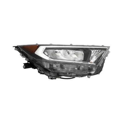 Headlight Assembly Composite Right Chrome Bezel North America Built for Toyota RAV4 Limited Adventure Trail XLE Premium XLE TRD Off-Road 2019–2021