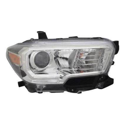 Headlight Assembly Composite Right w/o LED Daytime Running Lamps w/Fog Lamps CAPA for Toyota Tacoma 2019–2023