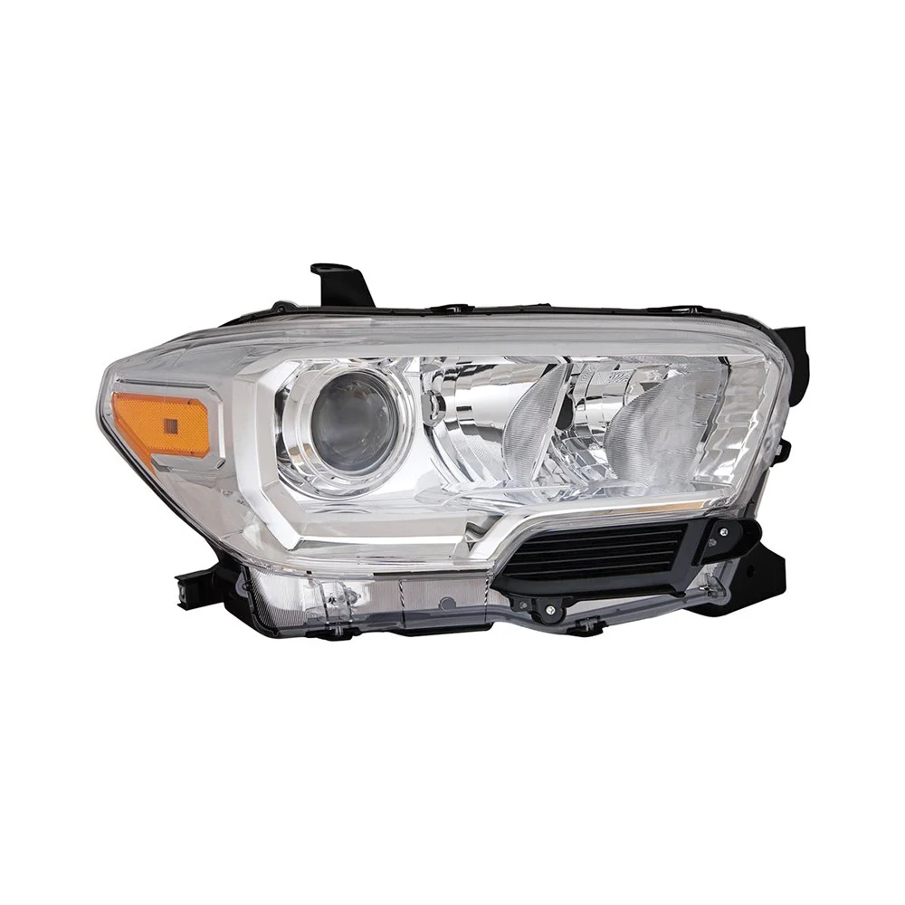 Headlight Assembly Composite Right w/o LED Daytime Running Lamps w/o Fog Lamps CAPA for Toyota Tacoma 2019–2023
