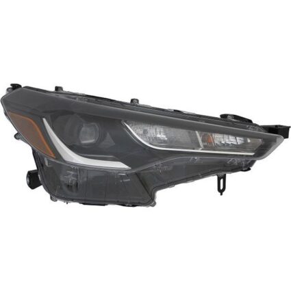 Headlight Assembly Composite Right for Toyota Corolla Cross L LE Hybrid SE Hybrid S 2022–2024