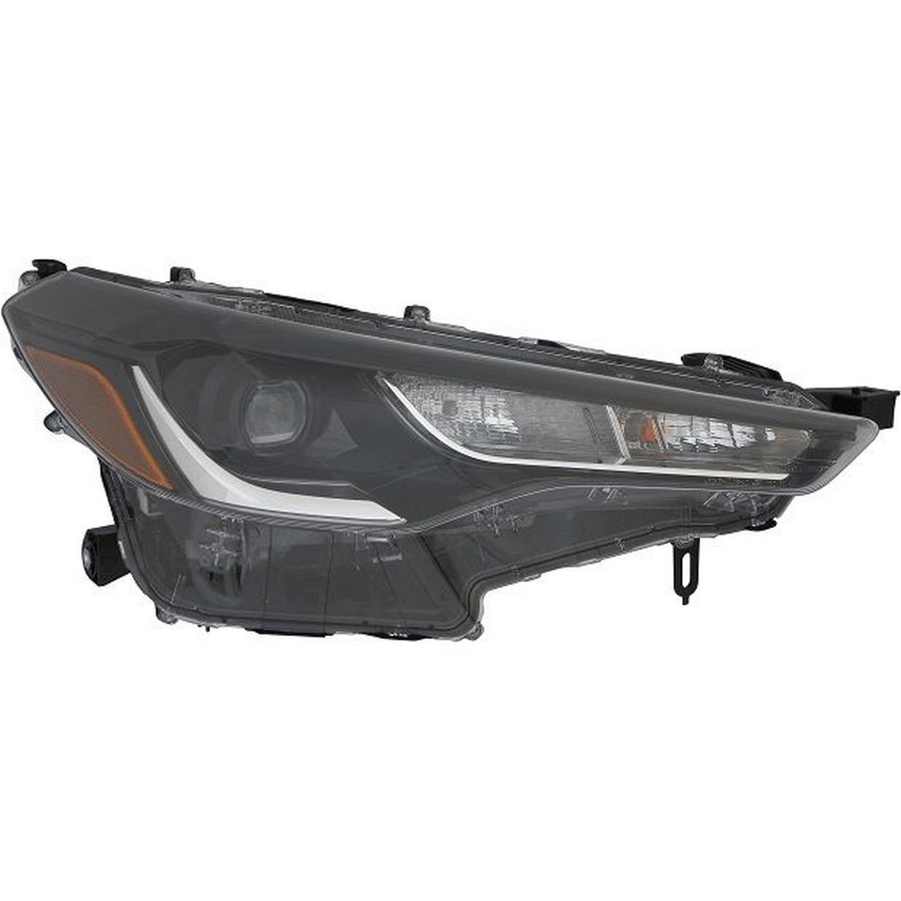 Headlight Assembly Composite Right for Toyota Corolla Cross L LE Hybrid SE Hybrid S 2022–2024