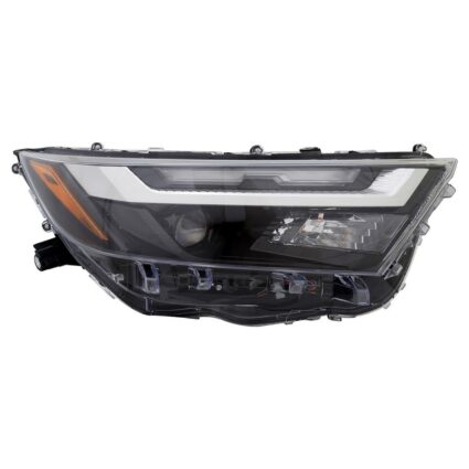 Headlight Assembly Composite Right LED w/Bulb Signal Lamp North America Built for Toyota RAV4 Adventure Trail XLE Premium TRD Off-Road XLE LE Hybrid LE 2022–2024