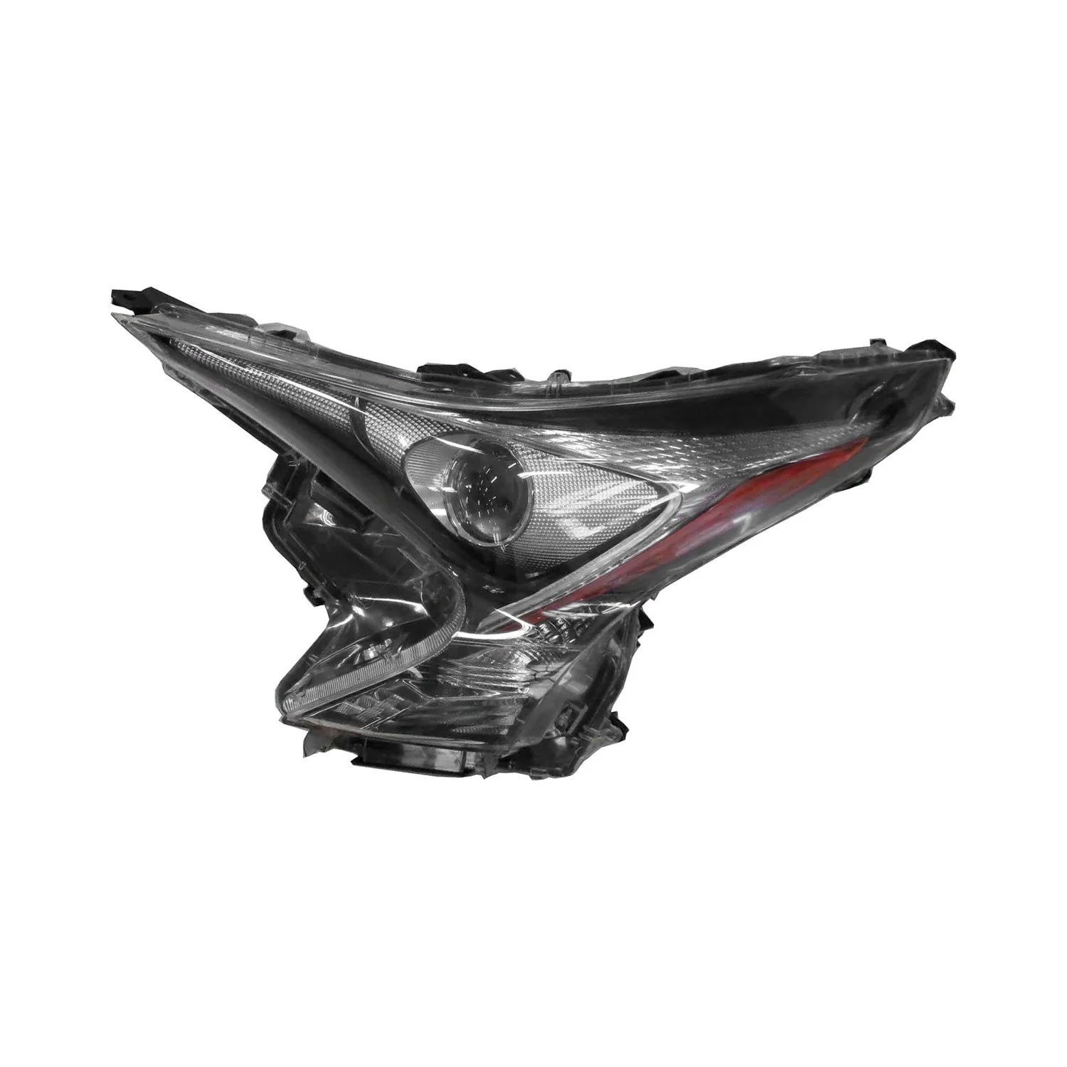 Headlight Lens Housing Left w/Fog Lamps From 2-16 for Toyota Prius 2016–2018