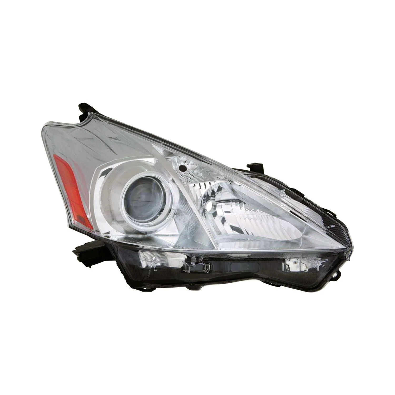 Headlight Lens Housing Right Halogen CAPA for Toyota Prius V 2012–2014
