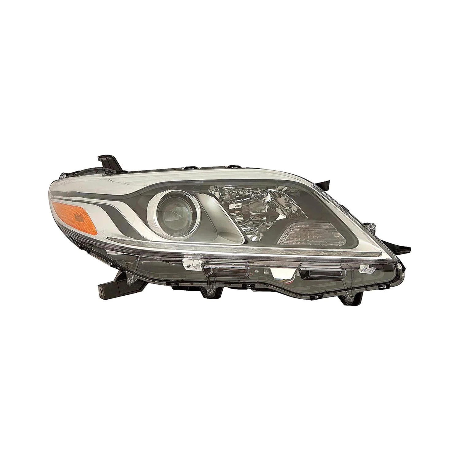 Headlight Lens Housing Right HID CAPA for Toyota Sienna 2015–2020
