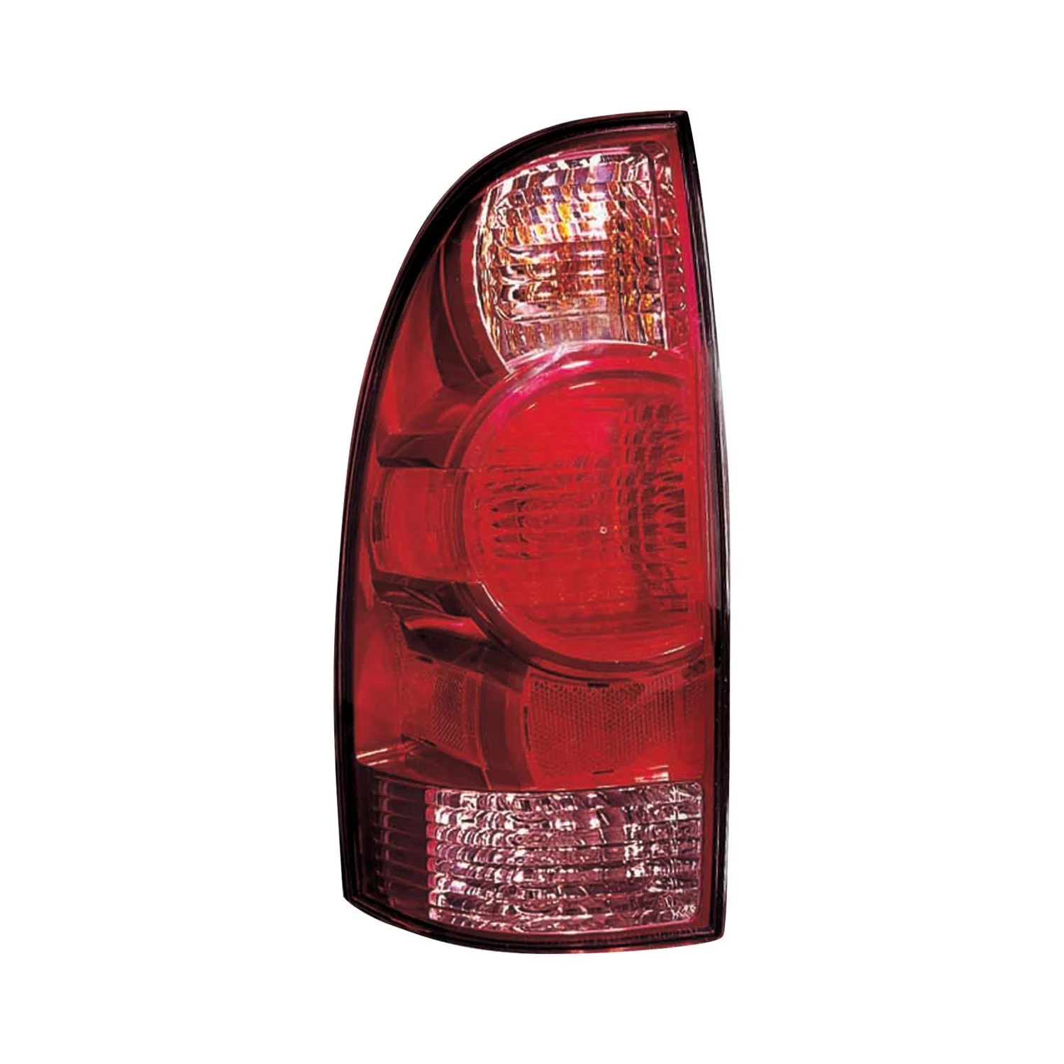 Tail Light Assembly Left Clear/Red Center Lens Standard Type for Toyota Tacoma 2005–2015