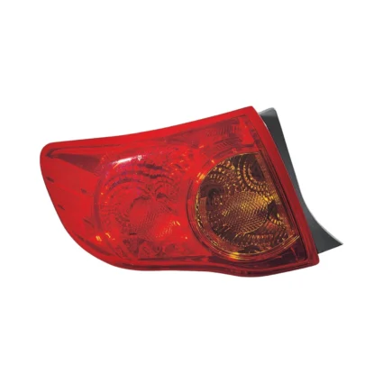 Tail Light Assembly Left Canada Built CAPA for Toyota Corolla 2009–2010