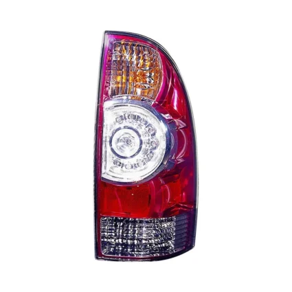 Tail Light Assembly Right LED Type w/Wiring Harness Clear Center Lens for Toyota Tacoma 2009–2015