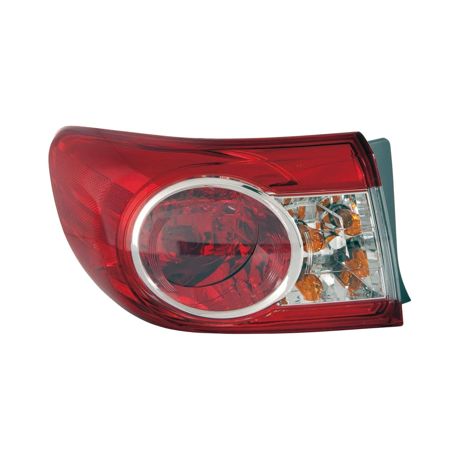Tail Light Assembly Left Outer Canada Built for Toyota Corolla 2011–2013