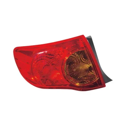 Tail Light Assembly Left Outer Lens/Housing Japan Built CAPA for Toyota Corolla 2009–2010