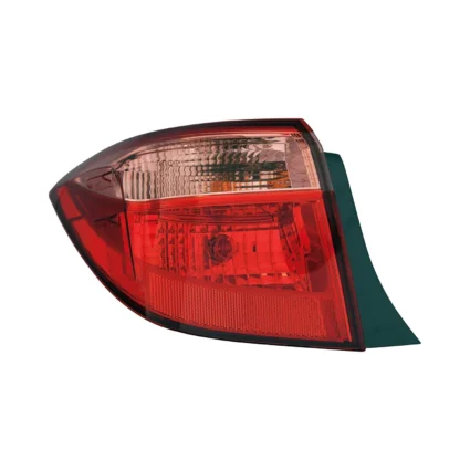 Tail Light Assembly Left Outer Halogen for Toyota Corolla L LE LE Eco CE 2017–2019
