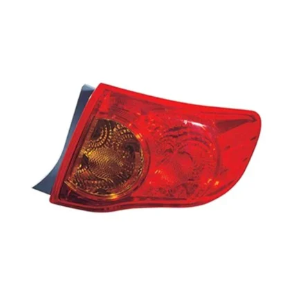 Tail Light Assembly Right Outer Lens/Housing Japan Built CAPA for Toyota Corolla 2009–2010