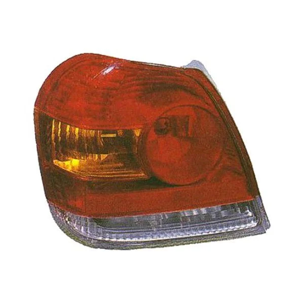 Tail Light Housing Left Includes Lens for Toyota Echo Sedan 2003–2005