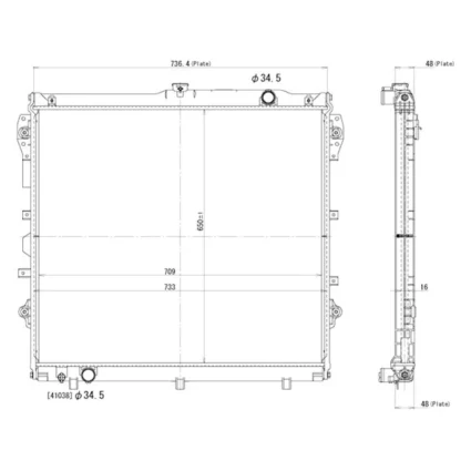 Radiator for Toyota Tundra 2007–2013