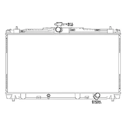 Radiator for Toyota Camry SE L LE XLE SE Sport XSE Special Edition 2012–2017