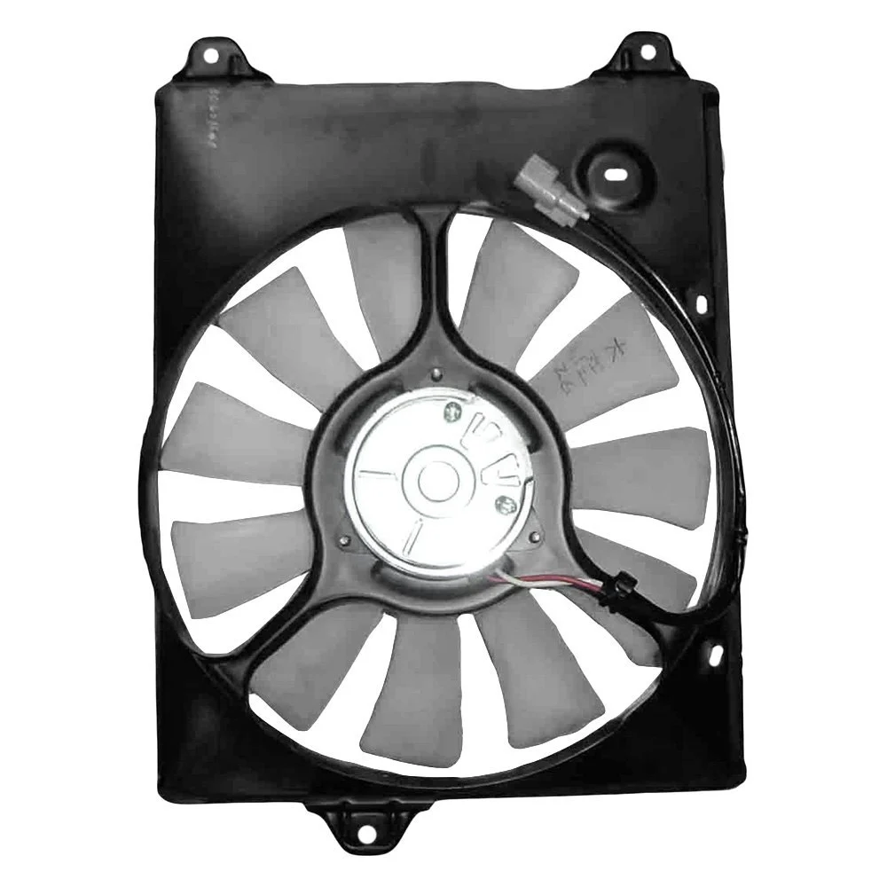 Engine Cooling Fan Assembly Right Includes Motor/Blade/Shroud Marked T1 for Toyota Sienna 1998–2003