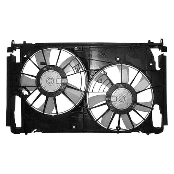 Engine Cooling Fan Assembly w/o Towing Pkg Motor/Blade/Shroud Assembly for Toyota RAV4 2006–2011