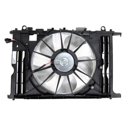 Engine Cooling Fan Assembly Motor/Blade/Shroud Single Fan Assembly North America Built for Pontiac Vibe Toyota Corolla Matrix