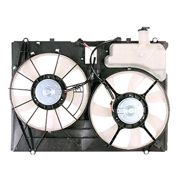 Engine Cooling Fan Assembly Motor/Blade/Shroud Dual Fan Assembly for Toyota Sienna 2007–2010