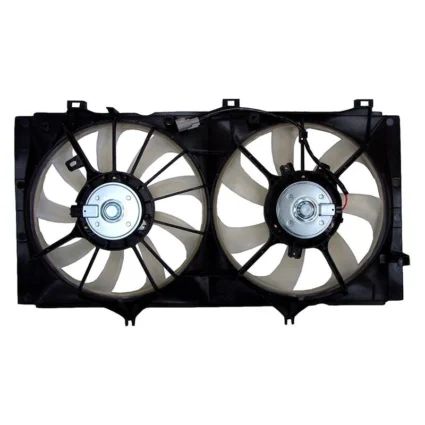 Engine Cooling Fan Assembly w/Towing Pkg Motor/Blade/Shroud Dual Fan Assembly for Toyota Camry Base SE LE XLE 2010–2011