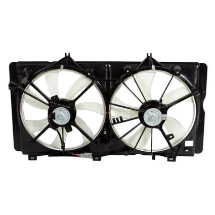 Engine Cooling Fan Assembly w/o Towing Pkg Motor/Blade/Shroud Dual Fan Assembly for Toyota Camry Venza