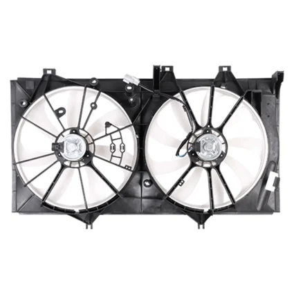 Engine Cooling Fan Assembly Motor/Blade/Shroud Dual Fan Assembly for Toyota Camry 2012–2017
