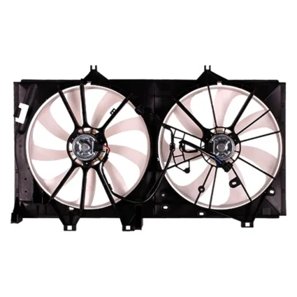 Engine Cooling Fan Assembly Motor/Blade/Shroud Dual Fan Assy for Toyota Camry 2012–2017