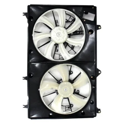 Engine Cooling Fan Assembly w/Towing Pkg Motor/Blade/Shroud Dual Fan Assembly USA Built for Toyota Highlander Limited Base SE Sport Sport Premium Base Premium Plus 2010–2013