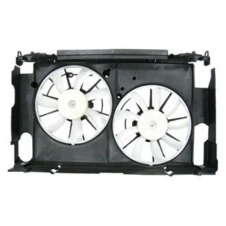 Engine Cooling Fan Assembly Motor/Blade/Shroud Dual Fan Assy North America/Japan Built for Toyota RAV4 2013–2018