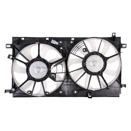 Engine Cooling Fan Assembly Motor/Blade/Shroud Dual Fan Assembly for Toyota Corolla Prius