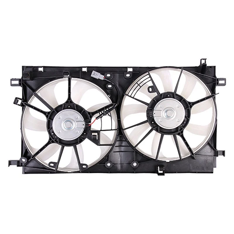 Engine Cooling Fan Assembly Motor/Blade/Shroud Dual Fan Assembly for Toyota Corolla Prius