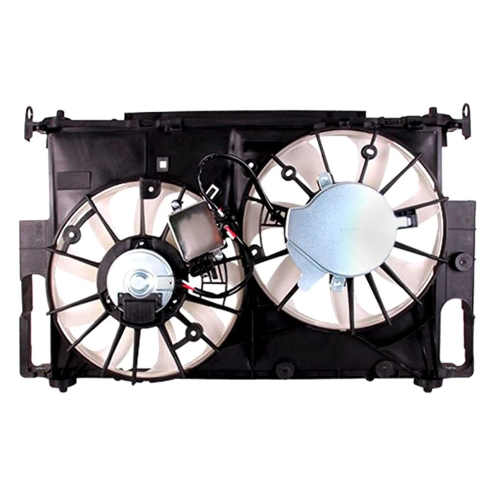 Engine Cooling Fan Assembly Motor/Blade/Shroud/Module Dual Fan Assy for Lexus NX300h Toyota RAV4