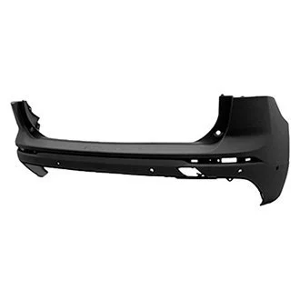 Bumper Cover Rear w/o Chrome Slots w/Parking Aid Sensors Primed for Volvo XC60 T6 Momentum T8 Momentum T5 Momentum 2018–2020