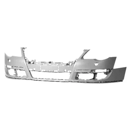 Bumper Cover Front w/o Park Sensor w/Headlamp Washer Primed for Volkswagen Passat 2006–2010