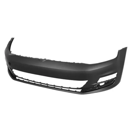 Bumper Cover Front w/o Headlamp Washers w/o Park Distance Control Primed for Volkswagen Golf 2015–2016