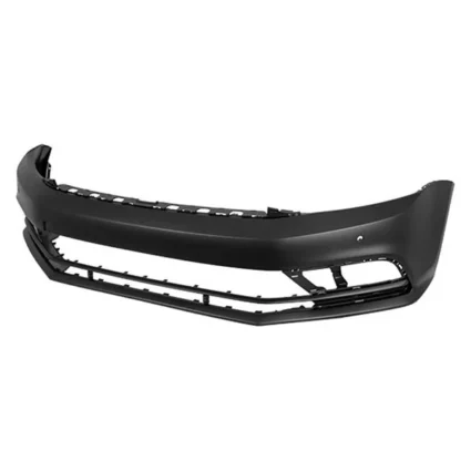 Bumper Cover Front w/o Headlamp Washer w/Parking Assist Primed for Volkswagen Jetta S Sport Base Trendline Highline Comfortline TDI SE TDI SEL Highline TDI Comfortline TDI Trendline TDI TDI S Hybrid SEL Premium SE SEL TDI GLI GLI SE GLI SEL GLI Autobahn SEL Premium Live Hybrid Sportline Wolfsburg Edition SE Sport 2015–2018