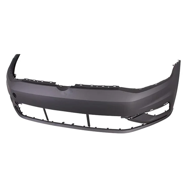 Bumper Cover Front w/o Parking Aid w/o Parallel Park Assist Primed for Volkswagen Golf Golf SportWagen