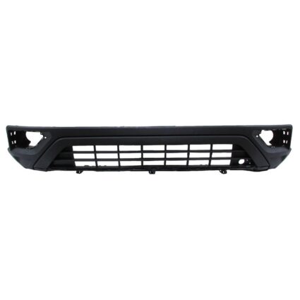 Bumper Cover Front Lower w/o R-LINE w/Block Heater w/o Parking Aid Black for Volkswagen Atlas 2018–2020