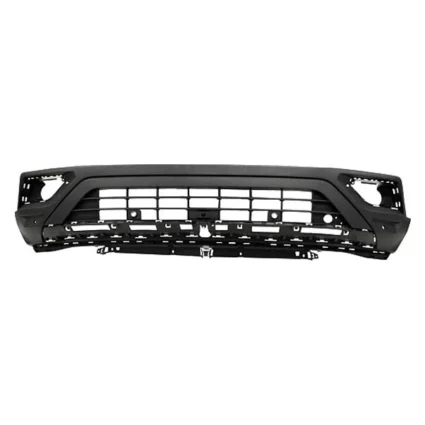 Bumper Cover Front Lower w/o R-LINE w/Block Heater w/Parking Aid w/Front View Camera Black for Volkswagen Atlas 2018–2020
