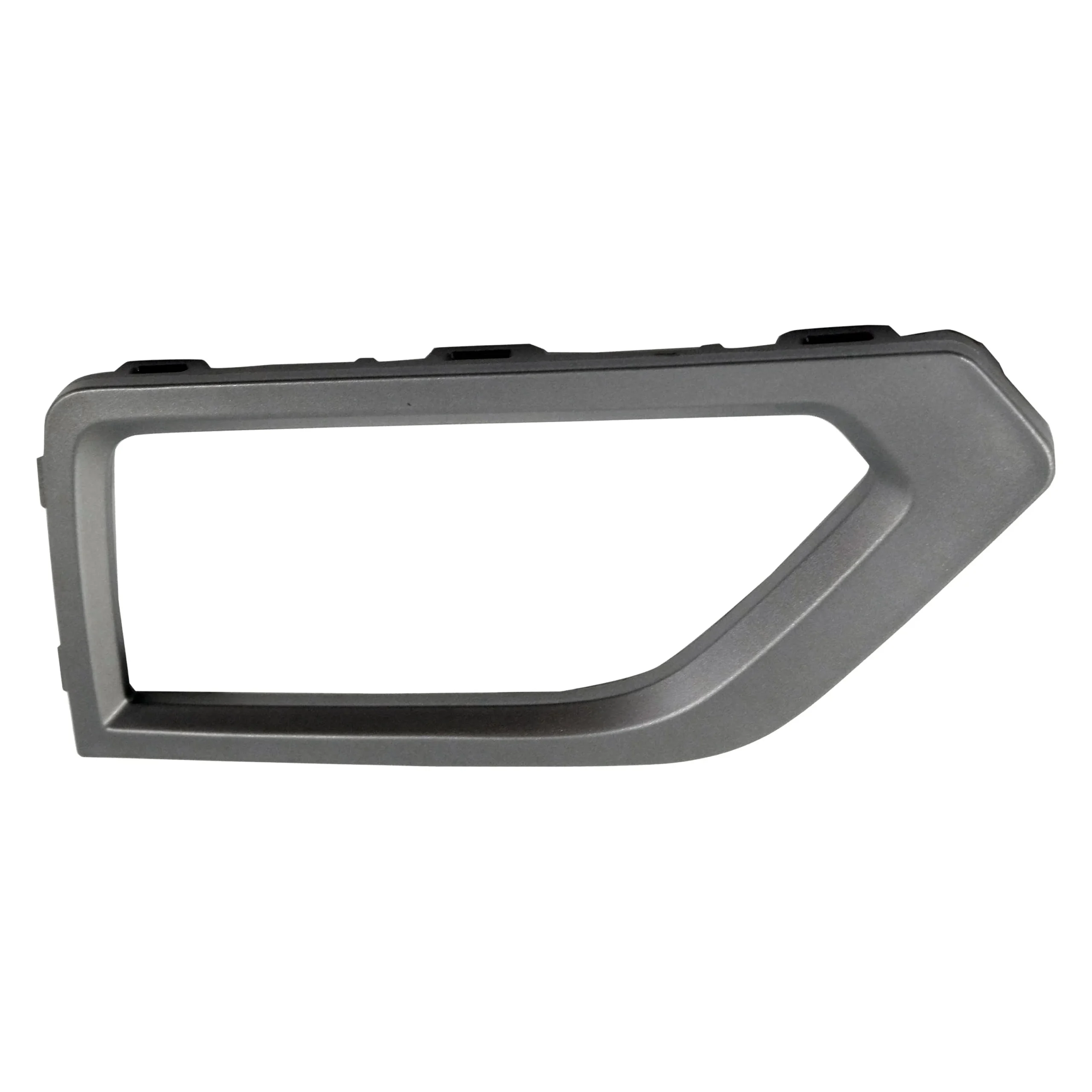Bumper Insert Front Right w/o R-Line Pkg w/Fog Lamps Outer Grille/Fog Lamp Bezel Satin Silver for Volkswagen Atlas 2018–2020