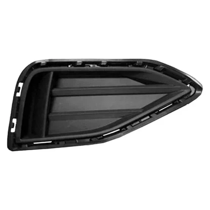 Bumper Insert Front Right w/o R-LINE Pkg Fog Lamp Opening Cover w/o Fog Lamps Black for Volkswagen Passat 2020–2022