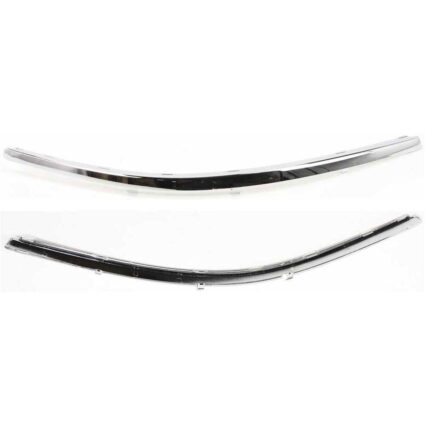 Bumper Cover Molding Front Right Upper Late Design Plastic for Volkswagen Passat 2001–2005