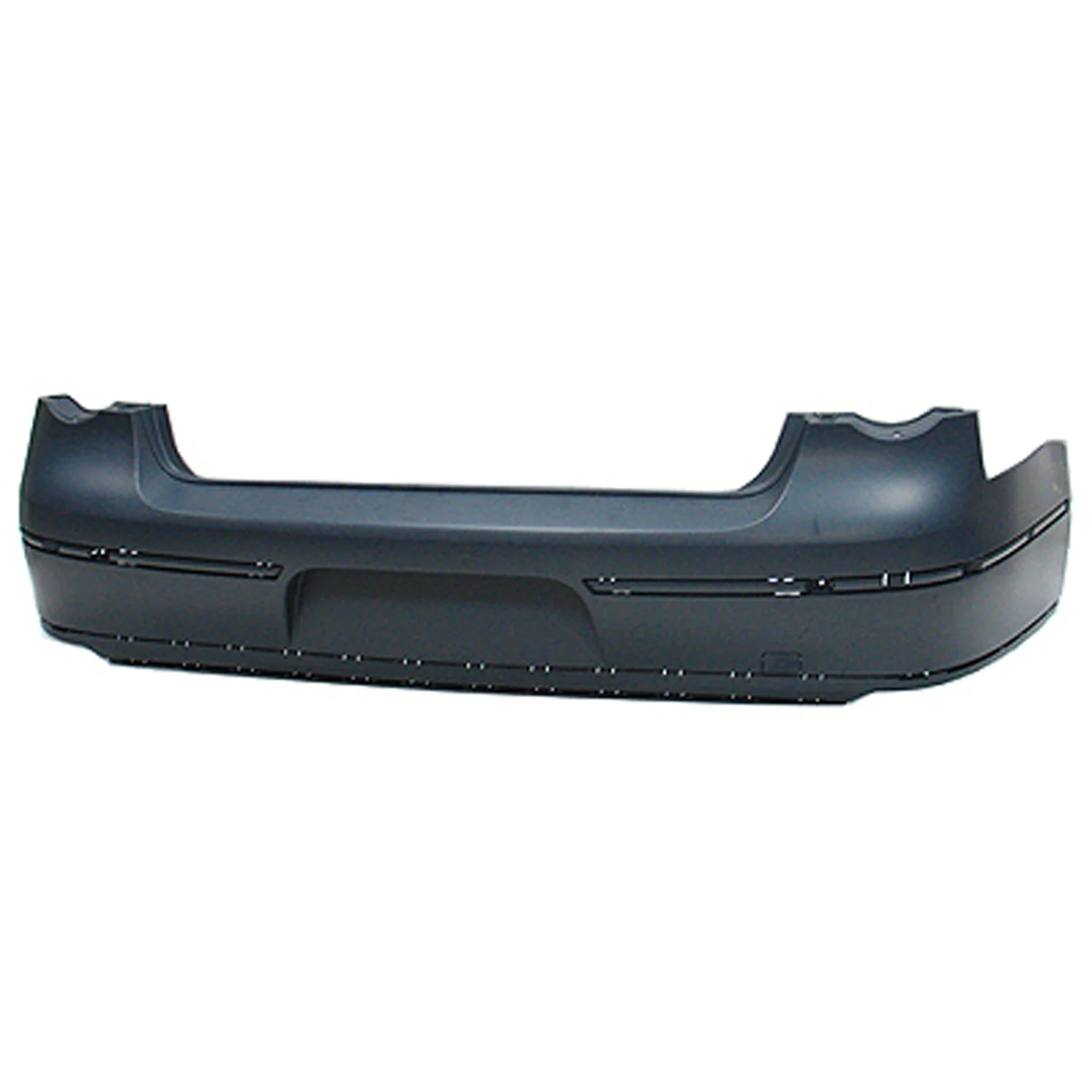 Bumper Cover Rear w/o Park Sensor Primed CAPA for Volkswagen Passat Sedan 2006–2010