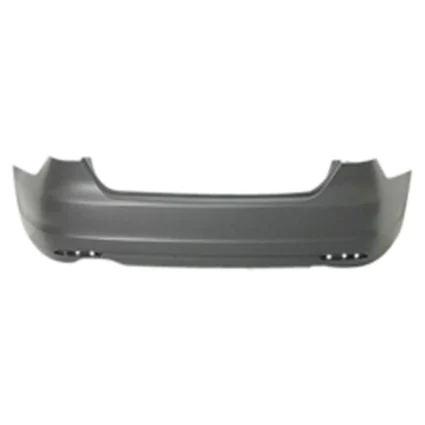 Bumper Cover Rear w/o GLI w/o Parking Assist Primed CAPA for Volkswagen Jetta Sedan S Sport Base Active Sportline Trendline Highline Comfortline TDI Comfortline TDI Highline Bicentenario Style SE SEL TDI TDI Premium Highline TDI Comfortline TDI Hybrid SE Hybrid SEL Hybrid Trendline Hybrid Comfortline Hybrid Highline Hybrid GLI Comfort Comfort TDI Hybrid SEL Premium 2011–2014