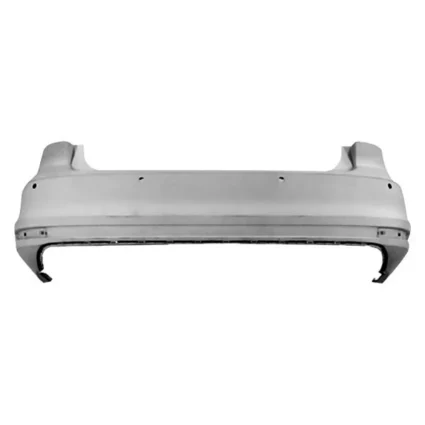 Bumper Cover Rear w/Parking Assist Primed for Volkswagen Jetta Hybrid SEL Premium S Base SE Sport SEL GLI TDI Trendline Highline Comfortline TDI SE TDI SEL Highline TDI Comfortline TDI Trendline TDI TDI S GLI SE GLI SEL GLI Autobahn Hybrid SEL Premium Live 2015–2016