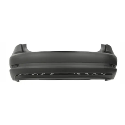 Bumper Cover Rear w/o Parking Sensors Primed CAPA for Volkswagen Jetta S Highline Comfortline SE SEL 2019–2021