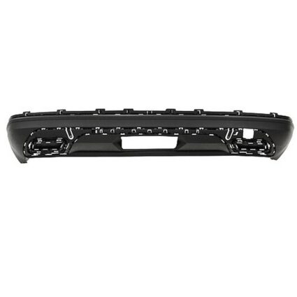 Bumper Cover Rear Lower w/o R-Line Pkg w/o Parking Aid w/Trailer Hitch Black for Volkswagen Atlas 2018–2020