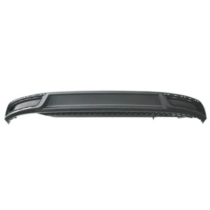 Bumper Valance / Grille Kit Rear Retangular Dual Exhaust Black Panel for Volkswagen Jetta Execline R-Line SEL 2019–2021
