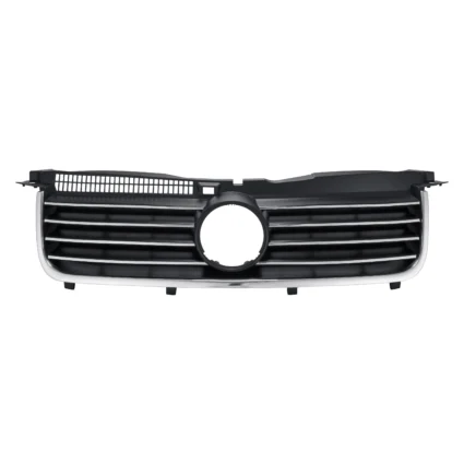 Grille Assembly w/o Emblem Black/Chrome for Volkswagen Passat 2001–2005